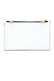 Medium Postal White Leather Wallet domestique