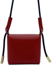 Mini Flap Red Leather Pouch domestique