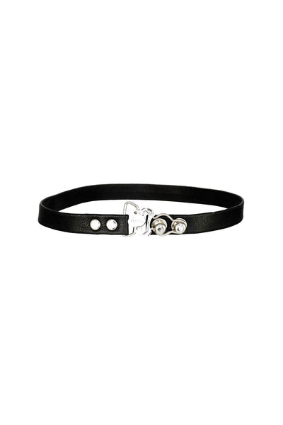 Leather Garter Choker & Wrap Bracelet Lalita