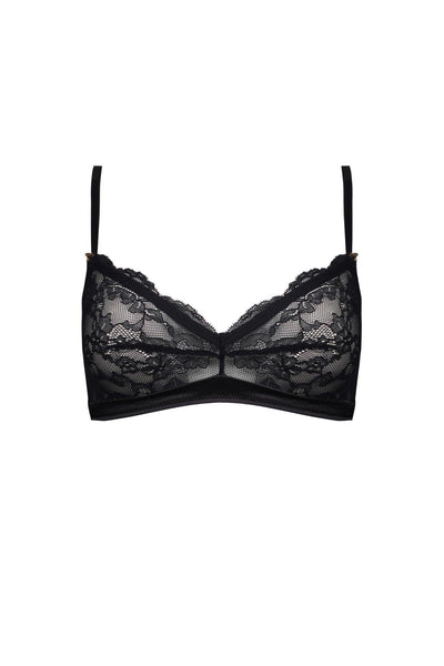 Fever & Thoughts Black Bralette Nevaeh Intimates