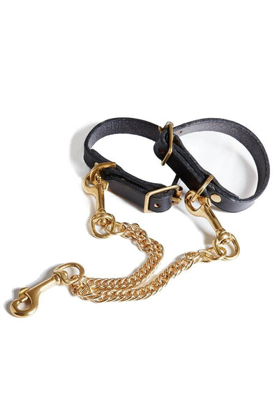 Nina Leather Handcuffs Something Wicked
