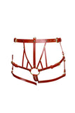 Inanna Strappy Leather Harness Brief Love Lorn Lingerie