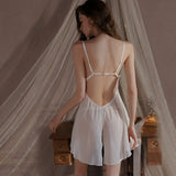 Aurora Sheer Lace Babydoll 3 Piece Set Lingerie By Coco
