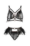 Fringe Boho Kink Leather Set VoyeurX