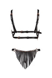 Fringe Boho Kink Leather Set VoyeurX