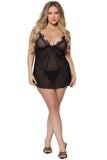 Ashley Alexiss Babydoll Set • Curve House of Desire