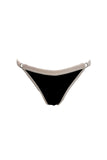 Velour Mesh Panty • Black & Beige K+1%