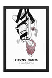 Bitcoin Art in Frame • Lissa x Strong Hands Wolfmumma