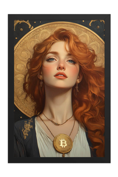 Bitcoin Art Nouveau Darkest Fox