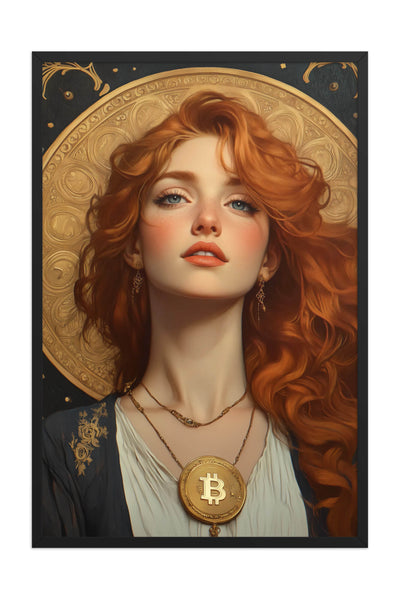 Bitcoin Art Nouveau Darkest Fox