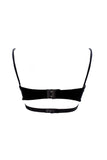 Black Velour Bra K+1%