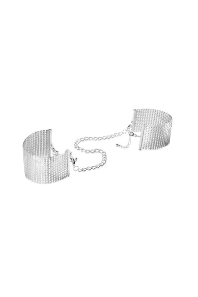 Desir Metallique Mesh Handcuffs • Black Bijoux Indiscrets