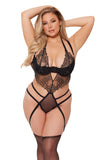 Eden Embroidered Lace Teddy • Curve House of Desire