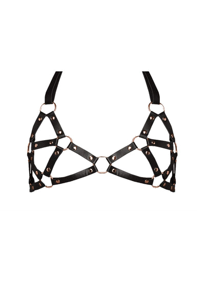 Eternity Leather Harness Bra VoyeurX