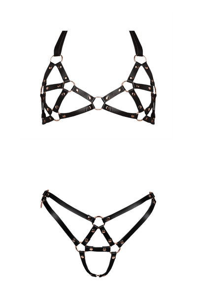 Eternity Leather Harness Set VoyeurX