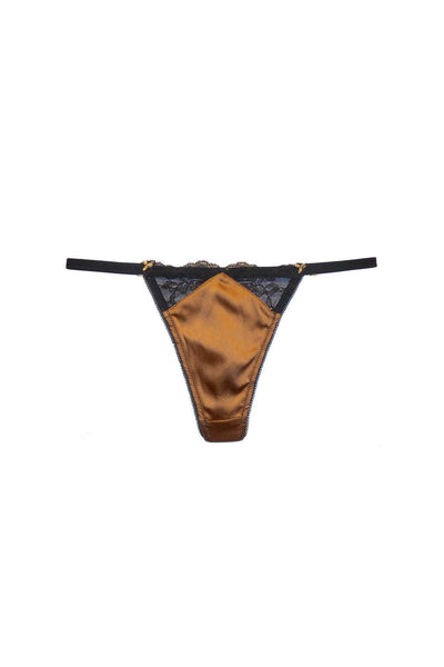 Fever & Thoughts Thong • Burnt Sienna Nevaeh Intimates