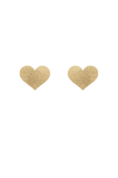 Flash Heart Pasties • Gold Bijoux Indiscrets