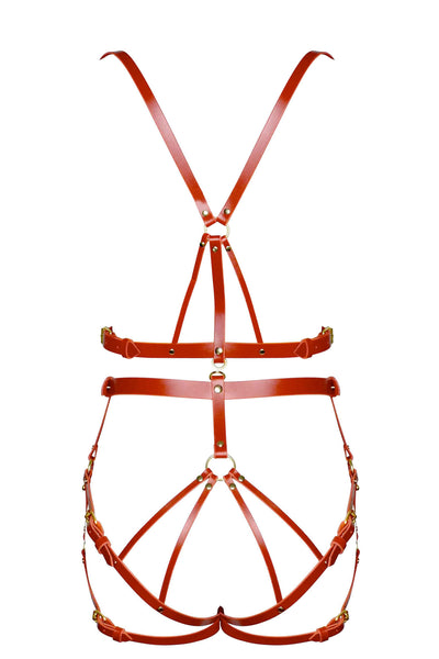 Inanna Leather Harness Set Love Lorn Lingerie