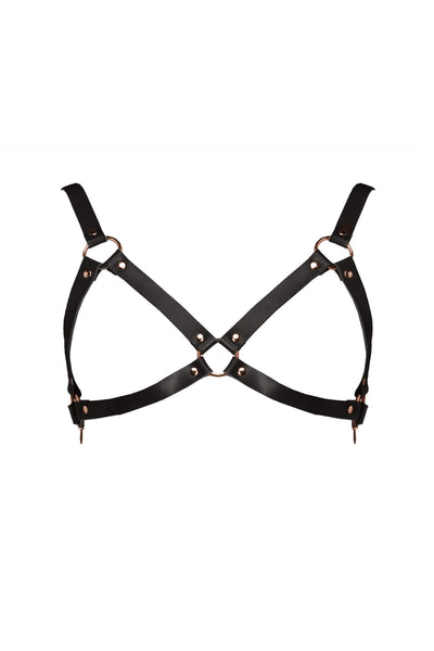 Insolence Leather Harness Bra VoyeurX