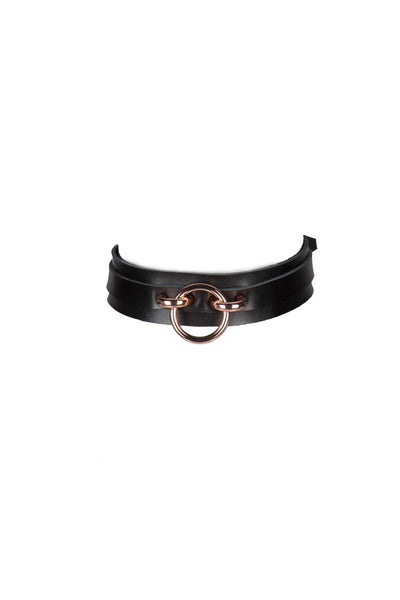 Insolence Leather Collar • Silver VoyeurX