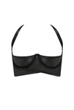 Layla Leather Harness Bra Something Wicked
