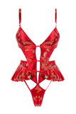 Dragon Jacquard Teddy • Curve House of Desire