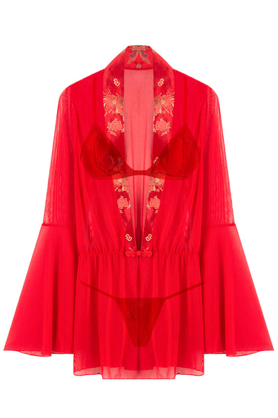 Dragon Mesh Robe Set • Curve House of Desire