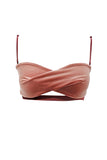 Smoky Pink Velour Bra K+1%