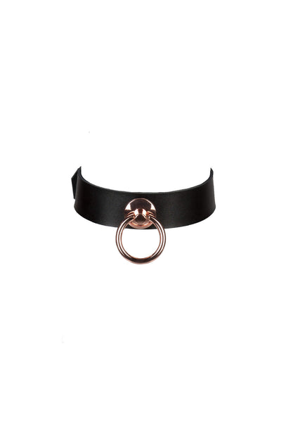 Submissive Leather Collar VoyeurX