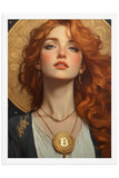 Bitcoin Art Nouveau Darkest Fox