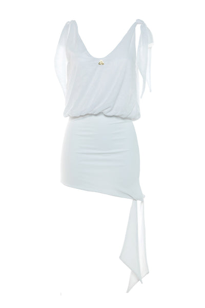 White Ulyana Mini Dress Demery Jayne