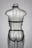 Evy Leather Body Harness • White VoyeurX