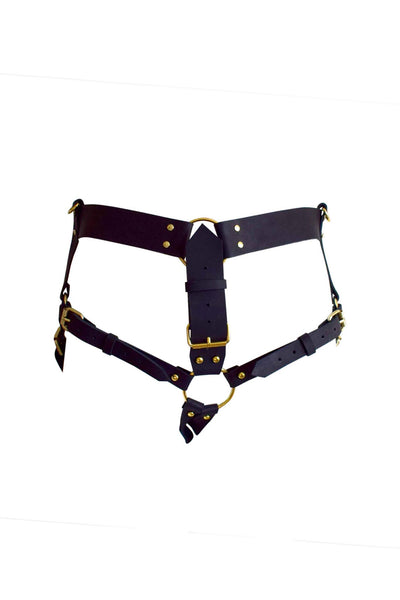 Utilitarian Leather Strap On Harness Love Lorn Lingerie
