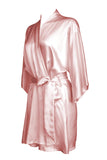 Coral Pink Silk Kimono Rusalka Lingerie