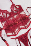 Layla Seductive Sheer Lace Corset Set Lingerie By Coco