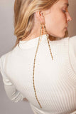 Long Bold Chain Simple Earring domestique