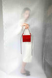Medium Flap Red Leather Pouch domestique