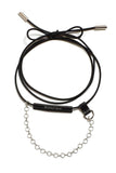 Leather Chained Up Necklace domestique