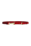 Red Pinson Bondage Leash Leather Belt domestique