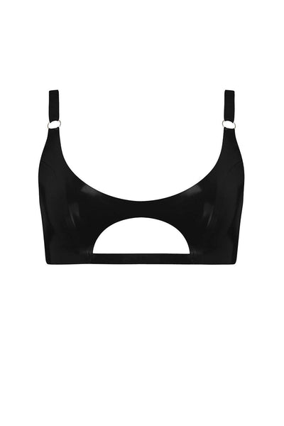 Cut Out Latex Bralette • Haute Couture Fetish Clothing • Elissa Poppy ...