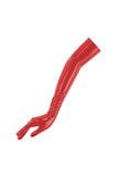 Omega Scarlet Red Opera Long Latex Gloves Elissa Poppy