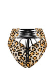 Lambda Leopard Latex Lace Knicker Elissa Poppy