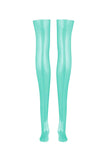 Sigma Jade Green Latex Stockings Elissa Poppy