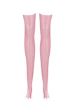 Sigma Pink Latex Stockings Elissa Poppy