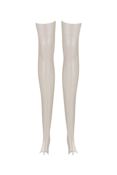 Sigma White Ivory Latex Stockings Elissa Poppy