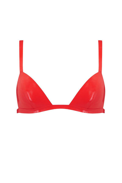 Latex Triangle Bra Elissa Poppy