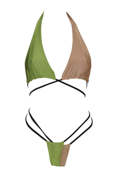 Porto Incanto Green Trikini Hot Couture