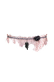 Garden Chantilly Lace Pearl Thong Hot Couture