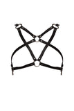 Infinity Leather Pentagram Harness Bra VoyeurX
