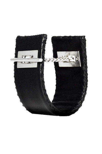 Stitched Leather Cuff Bracelet Lalita